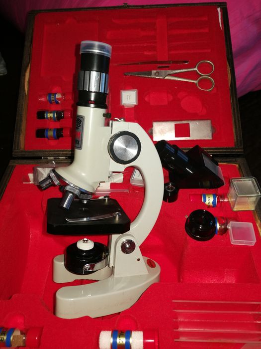 Microscop bob optik 50x900 vintage