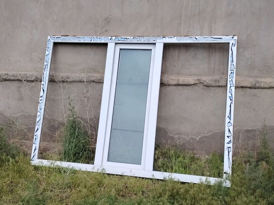 Продам окны пластиковые б/у 3 шт