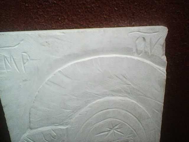 icoana sculptata in marmura