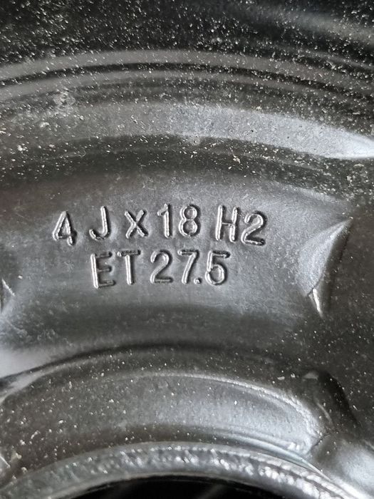 Roata rezerva Volkswagen Tiguan 5N 2007 - 2011 SUV (1481) ET 27.5 145/80R18