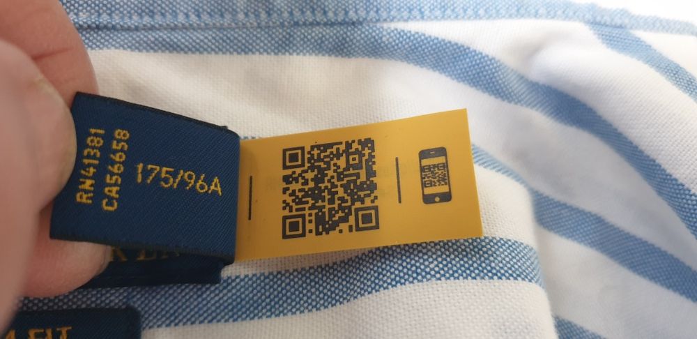 POLO Ralph Lauren Cotton Slim Fit  Mens Size / М НОВО ! ОРИГИНАЛ! Мъжка Риза!