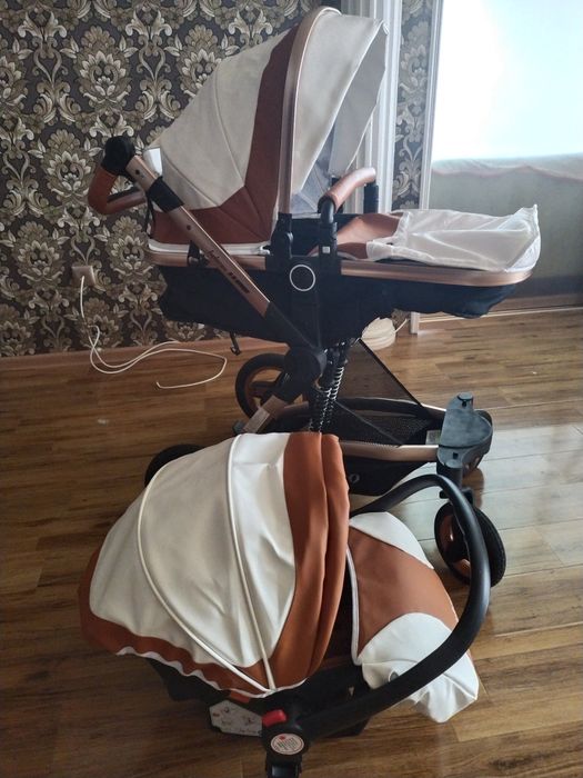 Продам коляску-трансформер с автолюлькой Belecoo