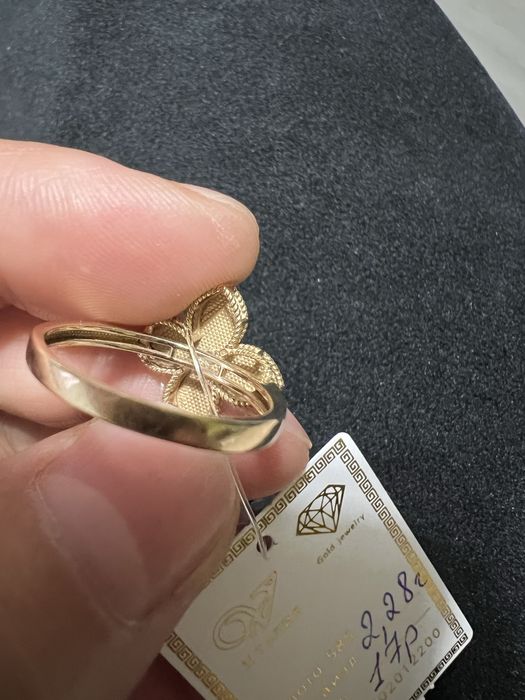 Золотое кольцо Без камней - 2,28 грамм