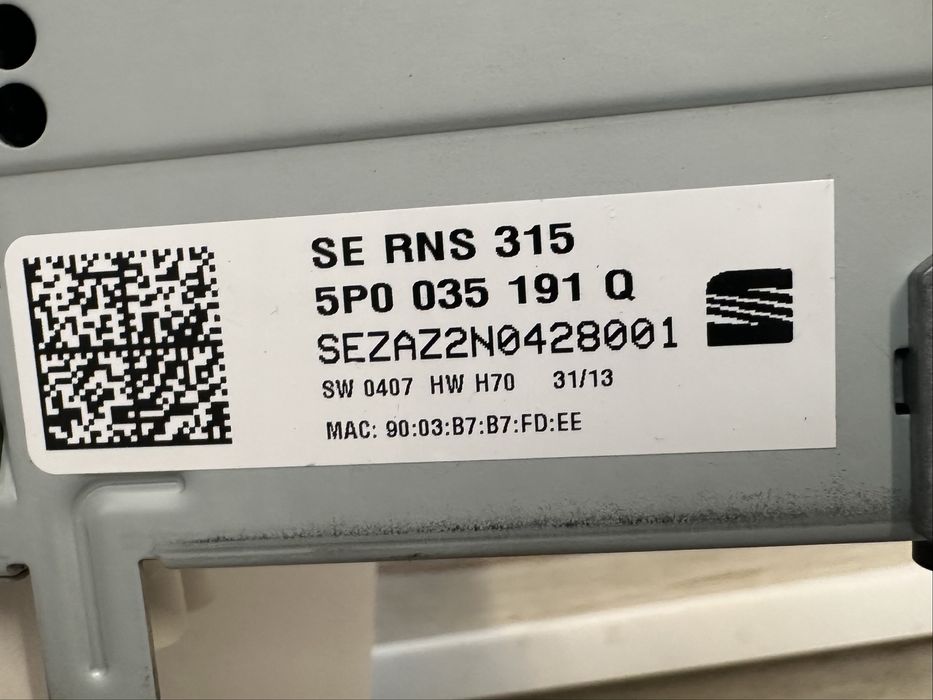 Навигация RNS 315 за Сеат