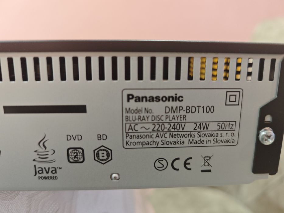 BluRay Panasonic DMP-BDT100