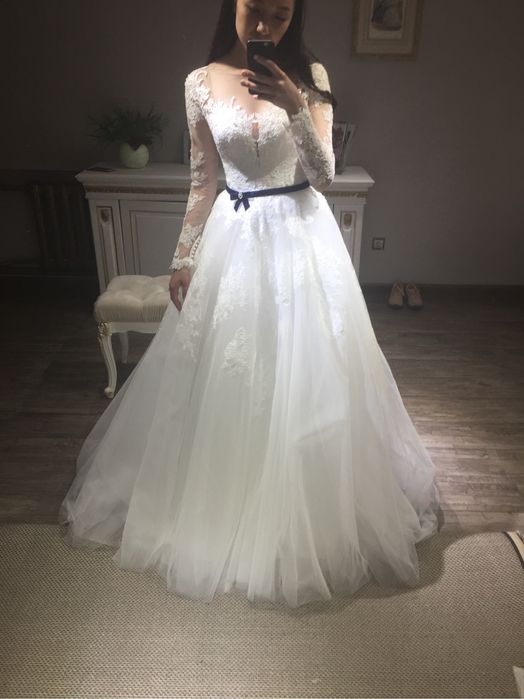 Свадебное платье пышное