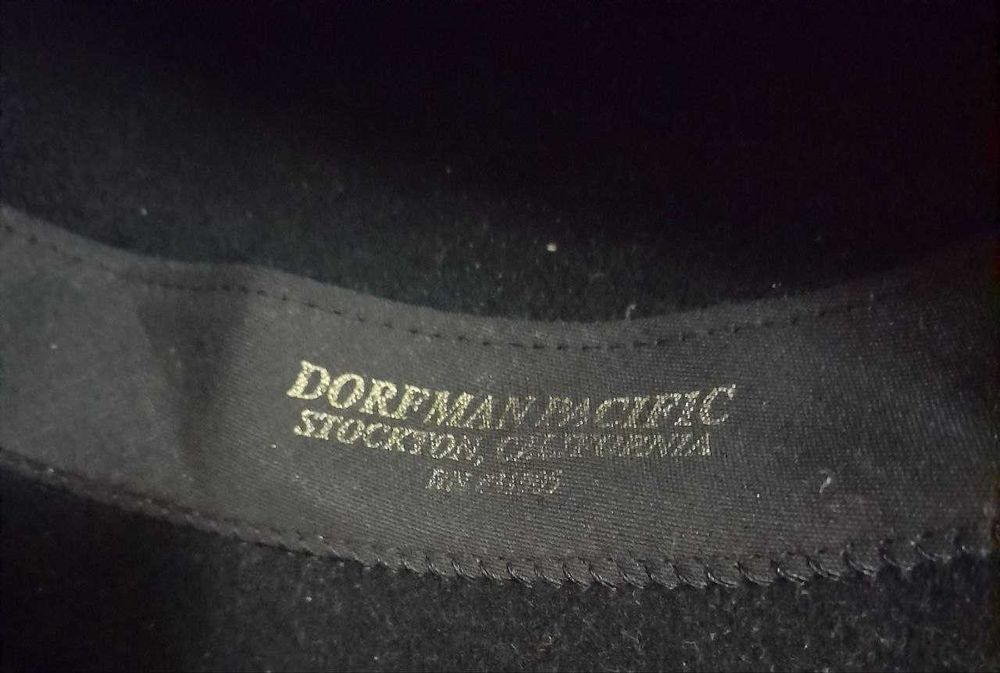 Винтажная фетровая ковбойская шляпа 61-62 р / Made in America