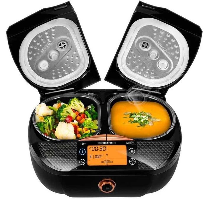 Продается мультиварка
REDMOND SkyCooker CBD100S с двумя чашами