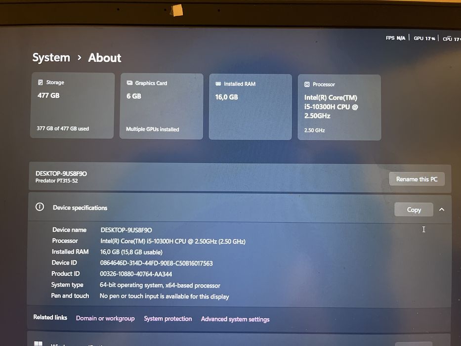 Игровой ноутбук