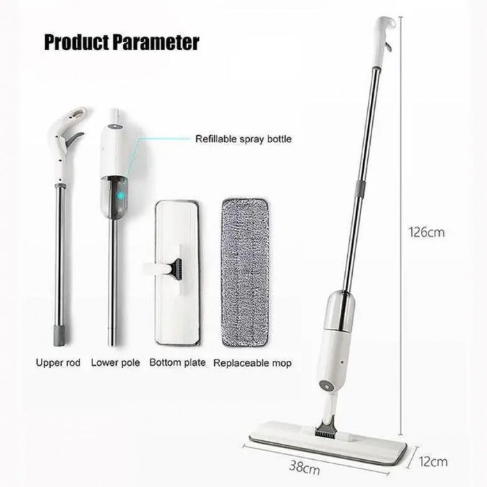 Плосък дезинфектиращ спрей моп