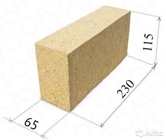 Огнеупорный кирпич (Шамотный)- ШБ-5