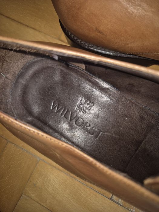 Pantofi Premium Wilvorst Talpă Cusută, Derby Piele, Bărbați - 45