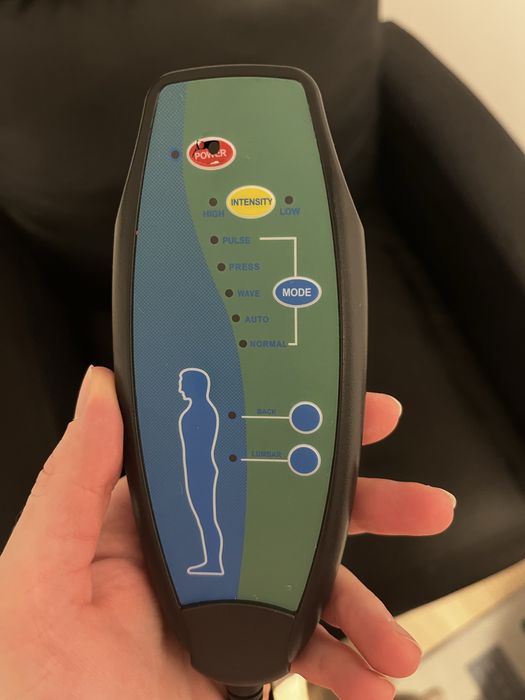 Fotoliu masaj Hadrup negru