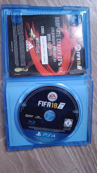 FIFA18 ps4.  в хорошем состоянии.