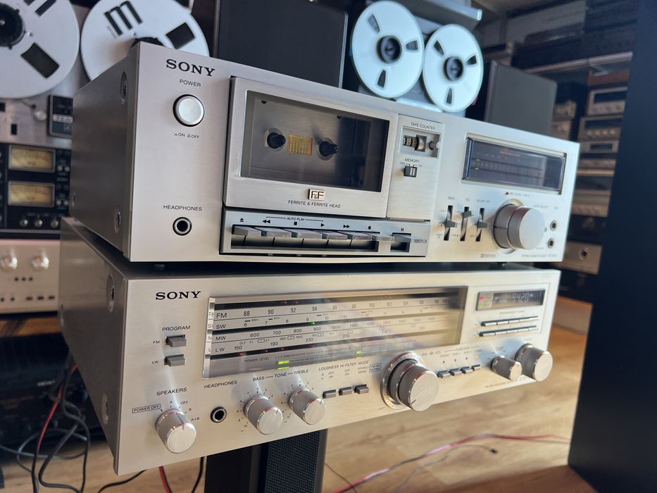 Receiver/Statie-Radio Sony STR-434L și deck/casetofon Sony TC-K45