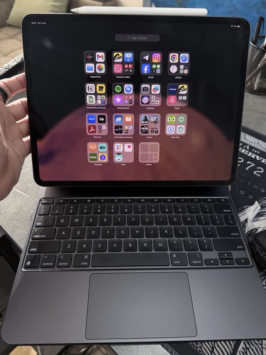 Ipad M4 512GB 13 tali, 13 dyum, keyboard YO’Q, apple pencil pro 2