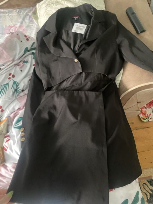 Rochie tip sacou neagra L M