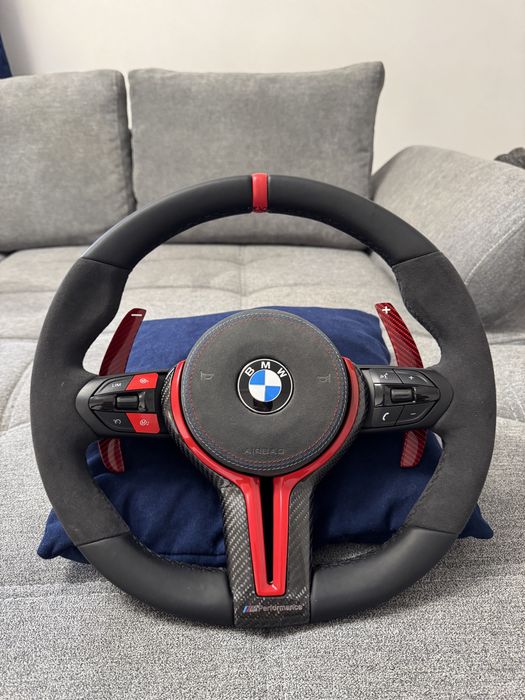 Volan la comanda , custom/carbon , pentru BMW f10 f06 f36  f30 etc