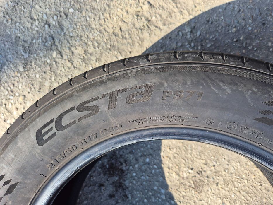 2 Anvelope de VARA - 215/60/17 - KUMHO - CA UNELE NOI - DOT 2025 !