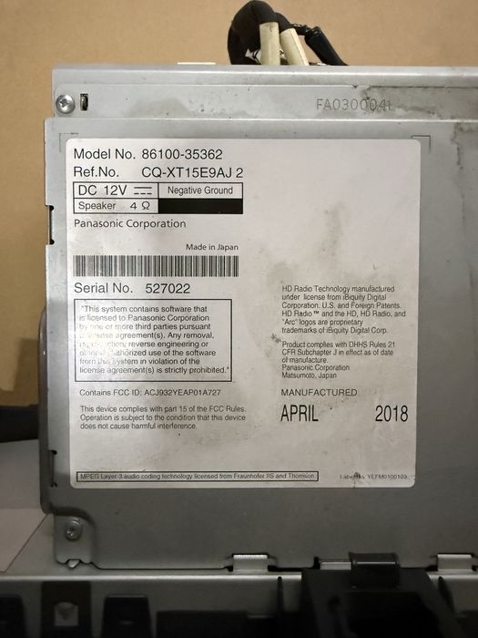 Мультимедия Toyota 4runner 285 кузов