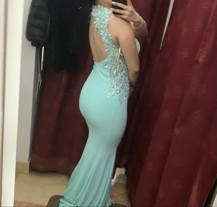 Vând rochie de seară, mărimea S/M, turquoise