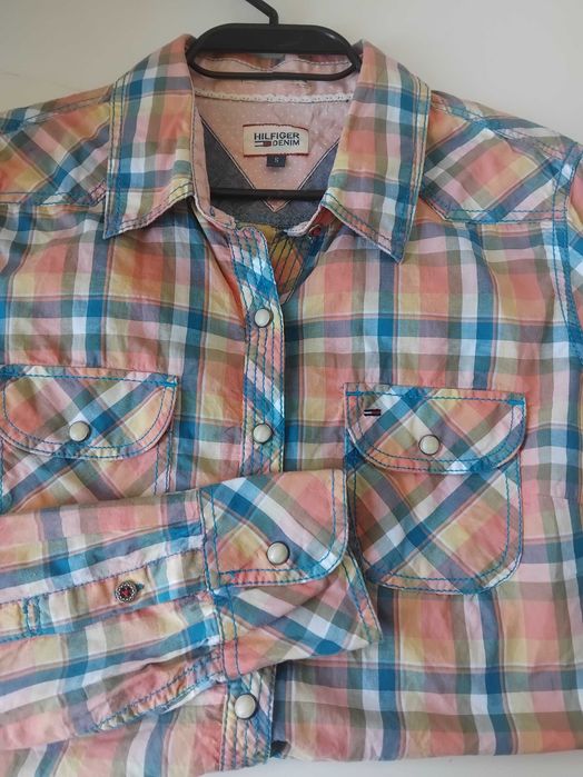 Tommy Hilfiger - Denim 100%  оригинална дамска риза с дълъг ръкав