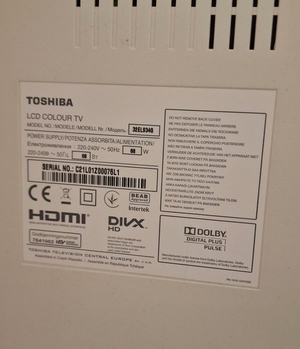 LCD TV Toshiba 32"