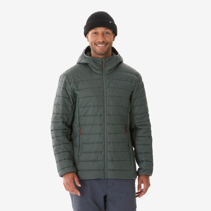 Geacă de drumeție, Mh500 verde bărbați - produs resigilat Decathlon