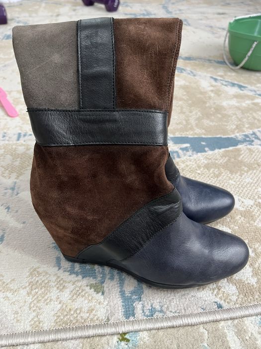 Сапоги кожанные 36 размер