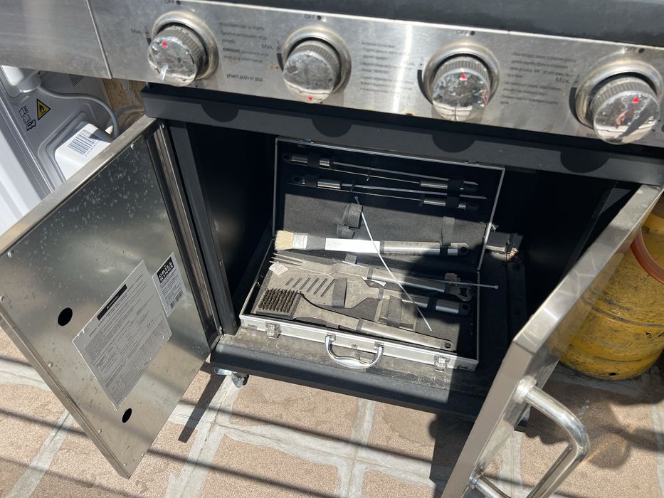 BBQ газово като ново