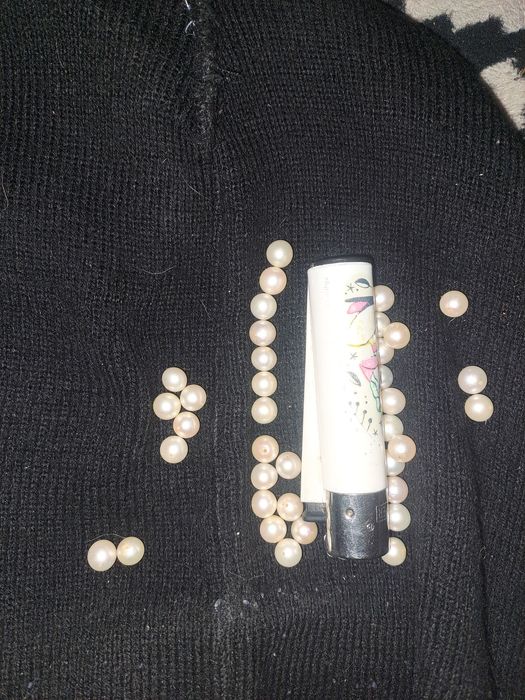 Perle de cultura 37 bucăți cu gaura f mica