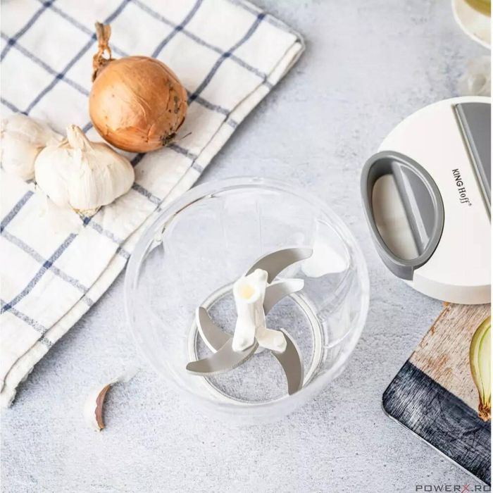 Dispozitiv pentru tocat legume si fructe, alb, diametru 12,5 cm,