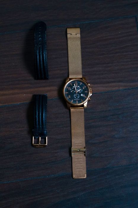 Ceas barbatesc Sector Black Eagle