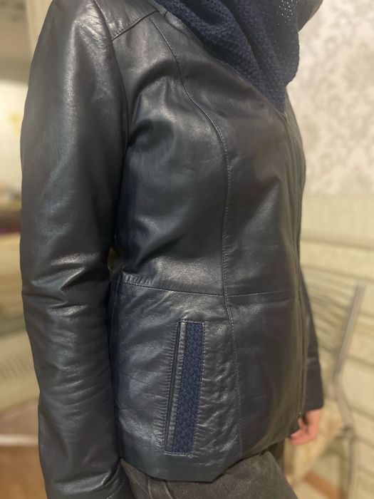 Косуха коженная б/у синяя