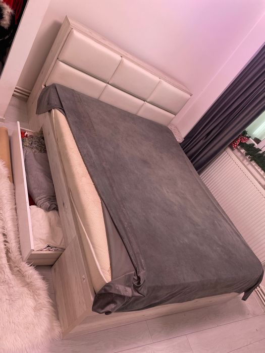 Pat dormitor Casa Rusu