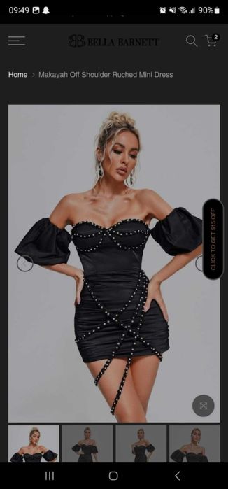 Rochie Neagra Bella Barnett