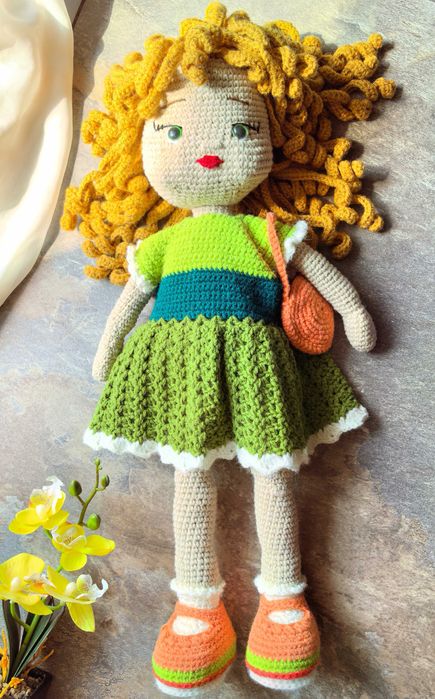 Crochet Big doll, Hand Made Crochet doll, Crochet doll/ Amigurumi doll