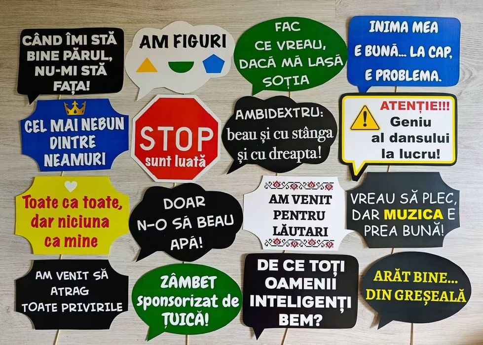 Propsuri recuzită foto mesaje amuzante petrecere