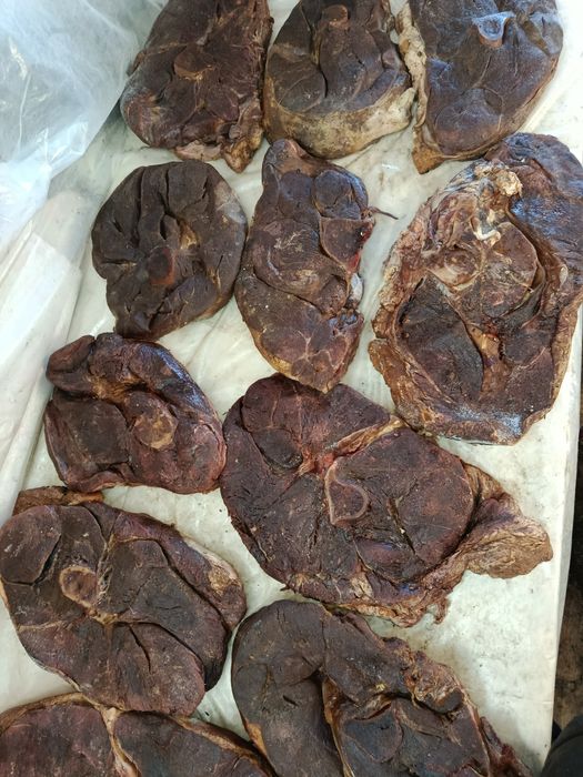 Копченная конина.