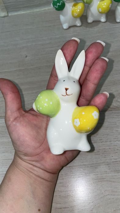 Керамические декоративные зайчики