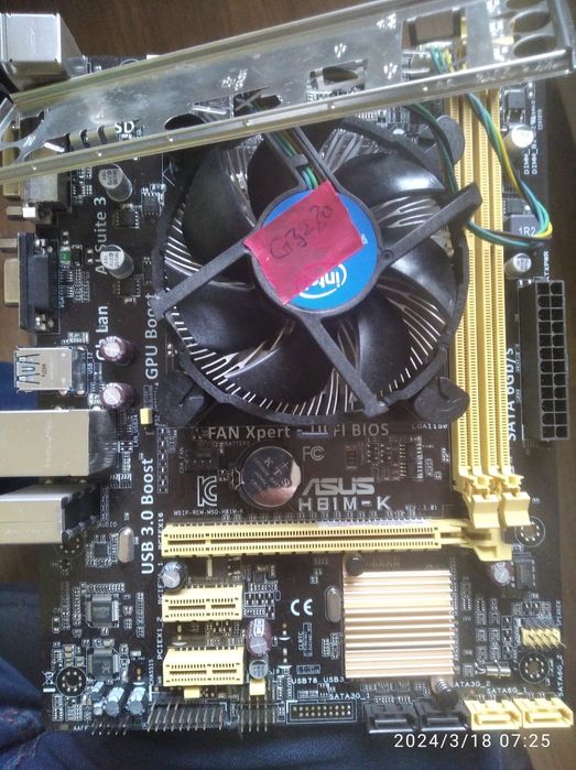 Placa de baza Asus sk1150+CPU G3220 -3ghz
