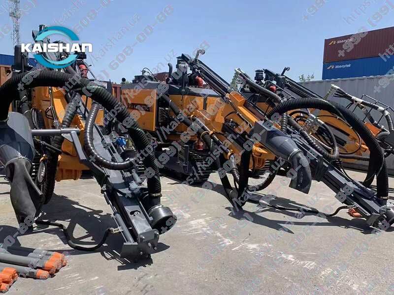 Интегрированный буровой станок KT9C: глубина от 20м, диаметр 125мм