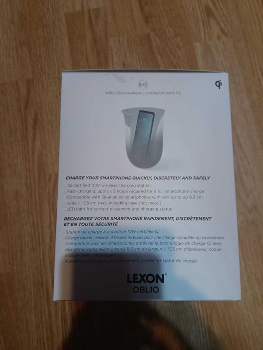Încărcător Lexon wireless cu filtru UV integrat