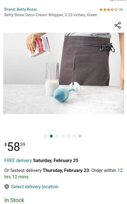 Разбивач за сметана Betty Bossi