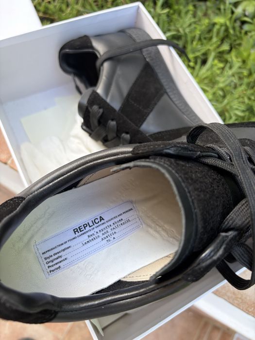 Maison margiela gats all black 44
