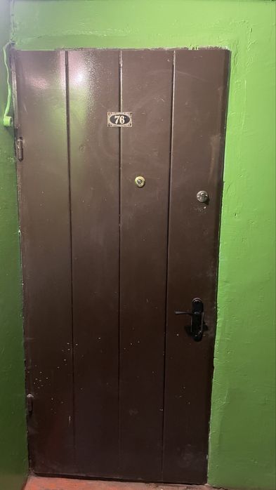 Входная дверь железная .