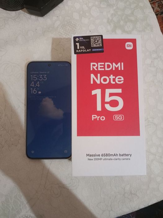 Redmi note 15 pro 5g 8/256 gb