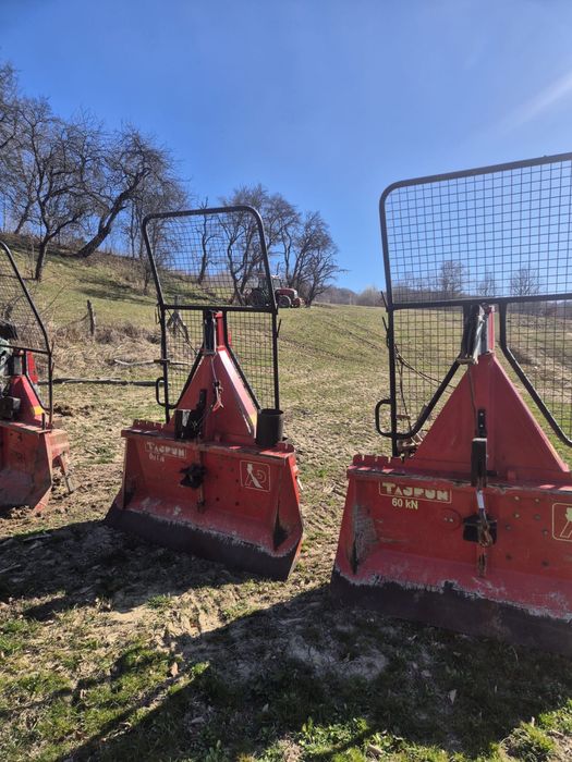 Troliu forestier Taifun 6t si brat excavator