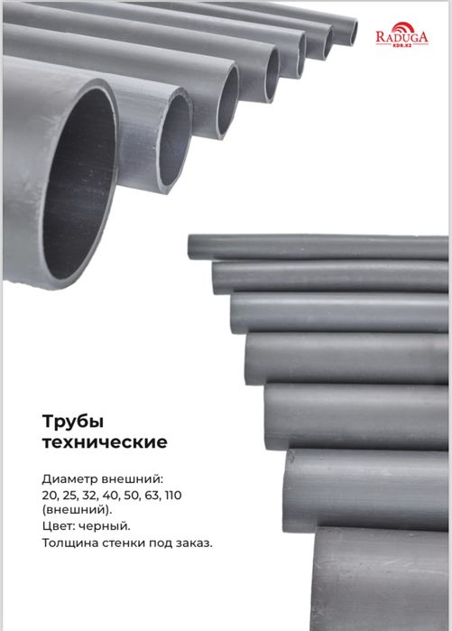 Труба полиэтиленовая,  труба пластиковая, труба для кабель канала,