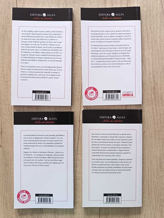 Pachet 4 Cărți - Colectia "Iubiri de Altădată" - Clasic și Romantic